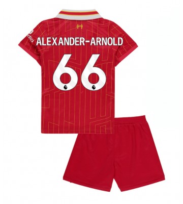 Liverpool Alexander-Arnold #66 Hemmakläder Barn 2024-25 Kortärmad (+ Korta byxor)